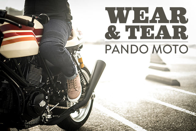 WEAR & TEAR. Pando Moto's 'Karl Indigo' Jeans - Pipeburn