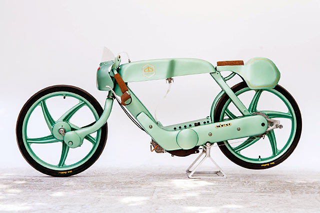 HELLO MOTO. A Piaggio Ciao Racer from Italy’s OMT Garage