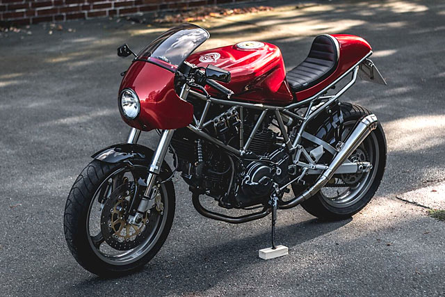 RED HOT. Kaspeed Moto’s Beautiful Ducati 750SS Cafe Racer