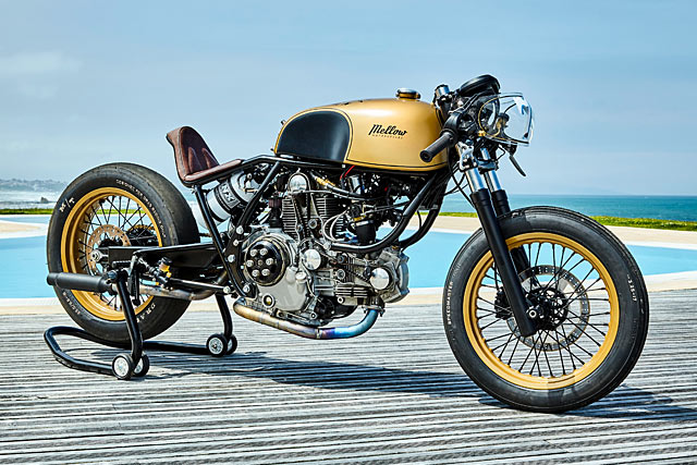 WE SHALL BE MONSTERS. Mellow Motorcycles’ ‘Frankenstein’ Ducati Sprint Racer