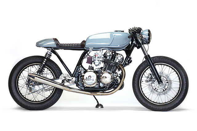 TEN BUCK COFFEE. Kott Motorcycles’ ’79 Honda CB750 Cafe Racer