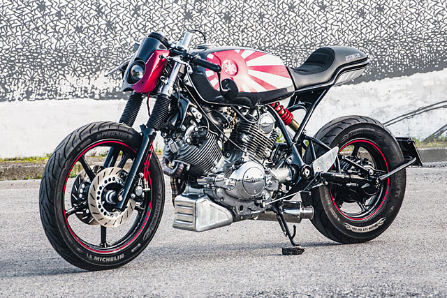 EMPIRE OF THE FUN. Officine 08’s ‘New Dawn’ Yamaha XV750 Cafe Racer