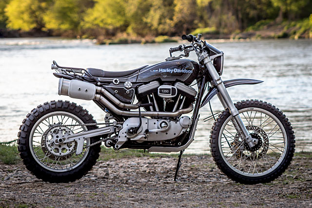 HIGH FIBER DIET. LC Fabrication’s Carbon ‘SX1250’ Harley Sportster Enduro