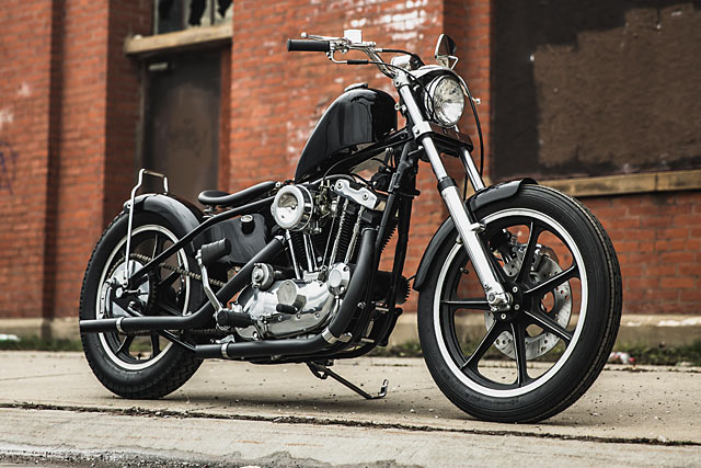 WROUGHT IRON. GasBox’s Classic ‘72 Harley Ironhead
