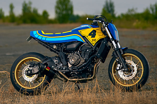 HARD YARDS. Russell Motorcycles’ ‘Resilience’ Yamaha XSR700 Racer