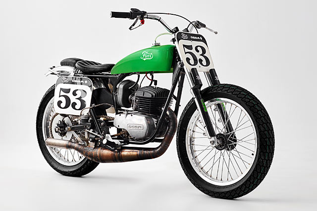 HIVE MIND. Fuel Motorcycles’ ‘Green Wasp’ Ossa Tracker