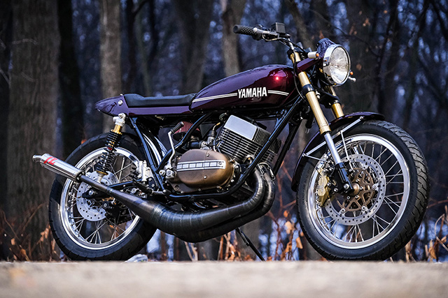 STROKE OF GENIUS: Yamaha RD350 by Jake Shellito