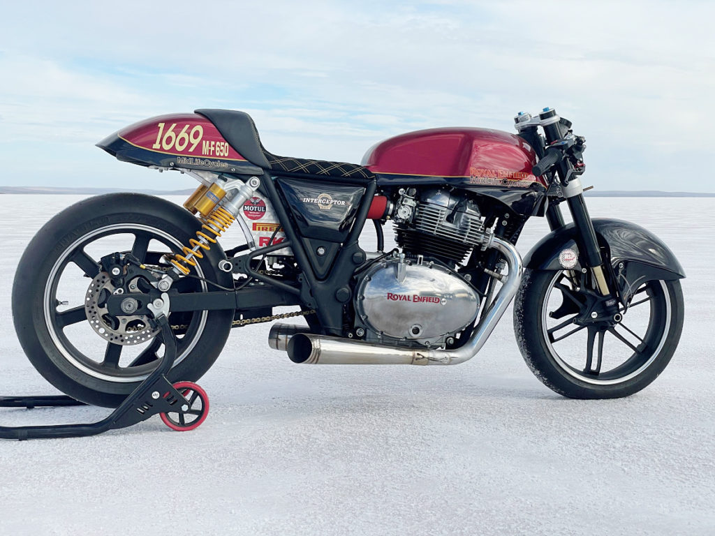 MADE LIKE A GUN. FAST AS A BULLET: Royal Enfield Interceptor by Mid Life Cycles.