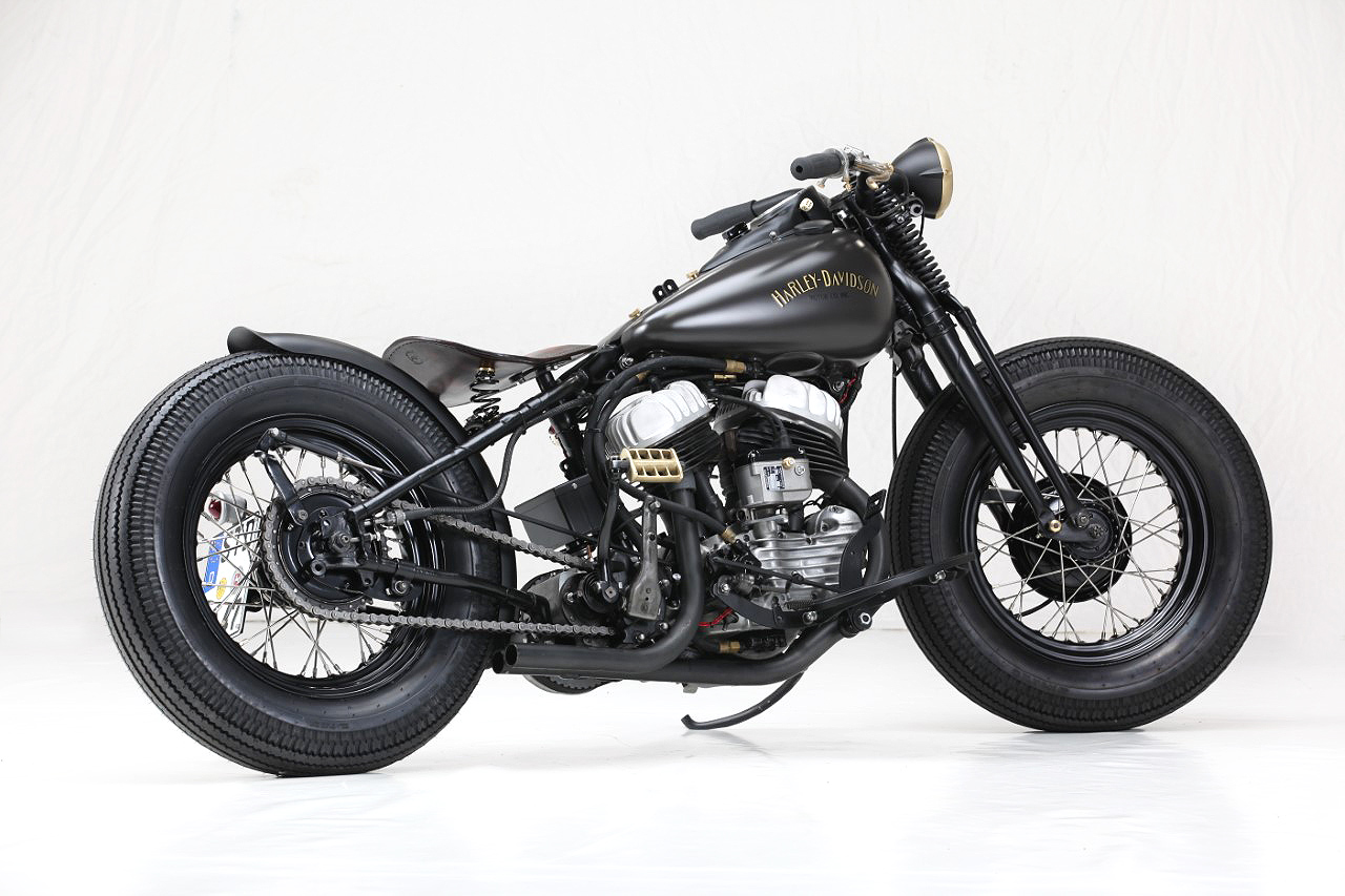 Harley Davidson 1942 WLA Flat Head Motorcycle 