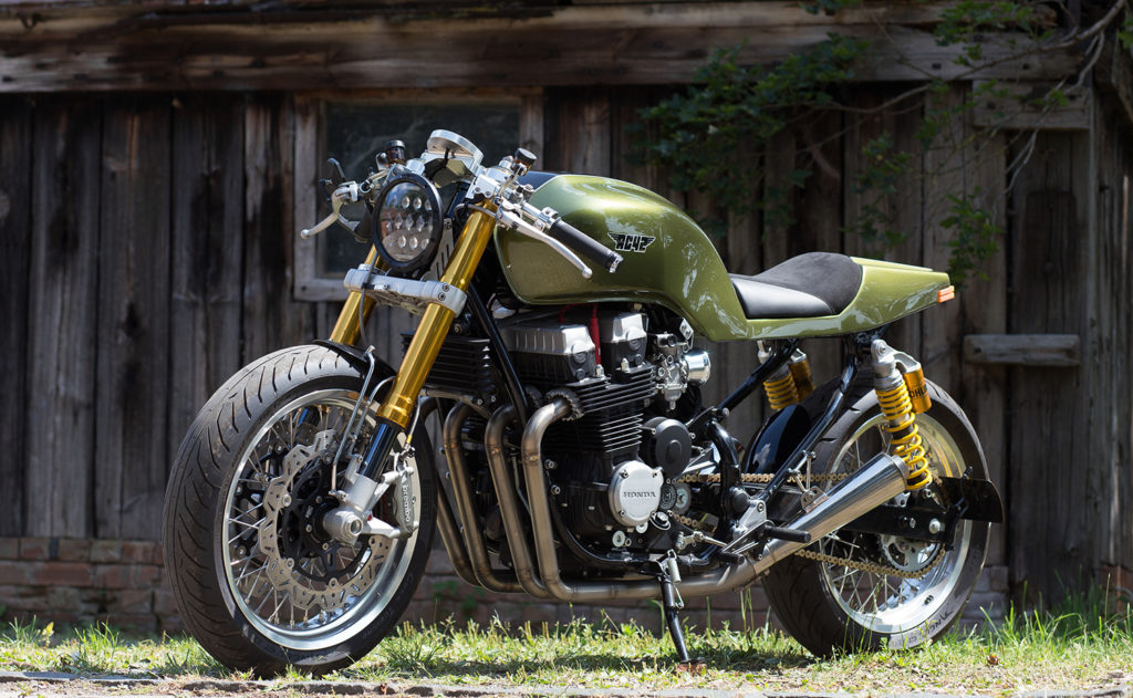 GREEN & CLEAN: Honda CB750 ‘RC42’ by BGM Cafe Racers.