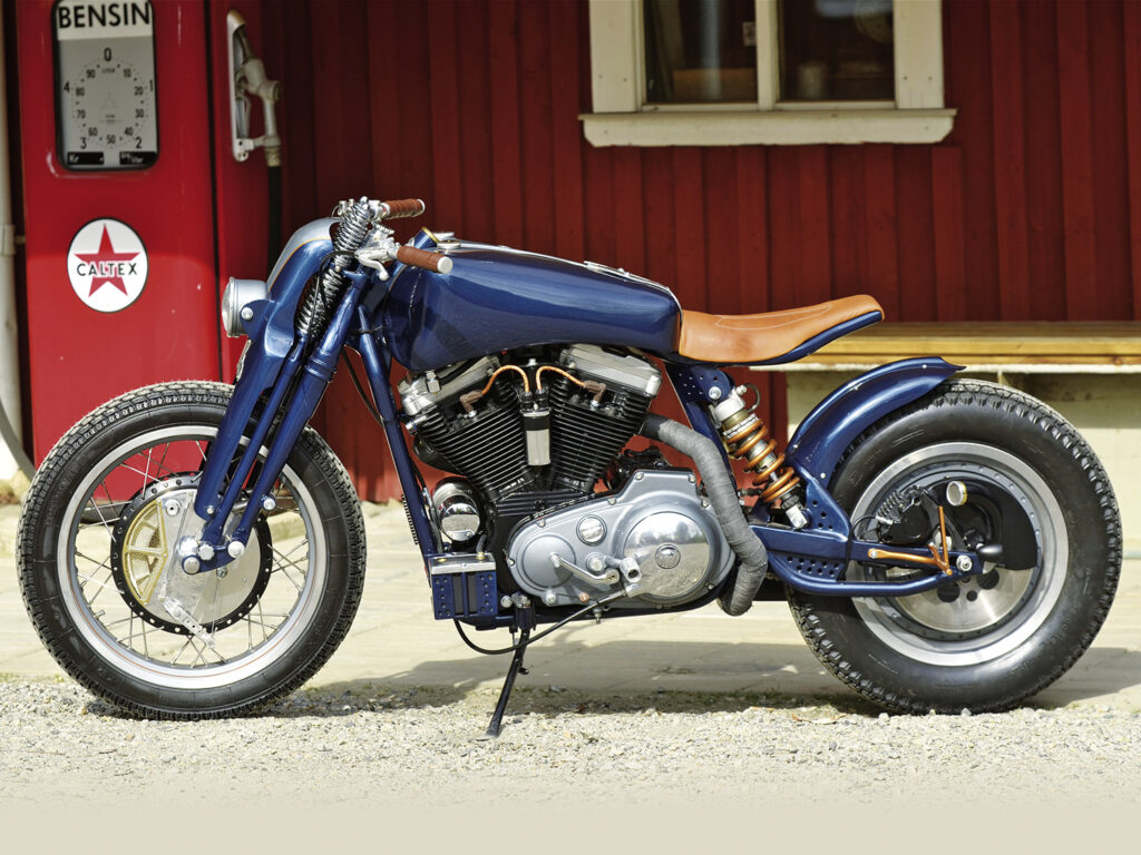 BLOCKHEAD BEAUTY: Harley Sportster by Adam’s Custom Shop.