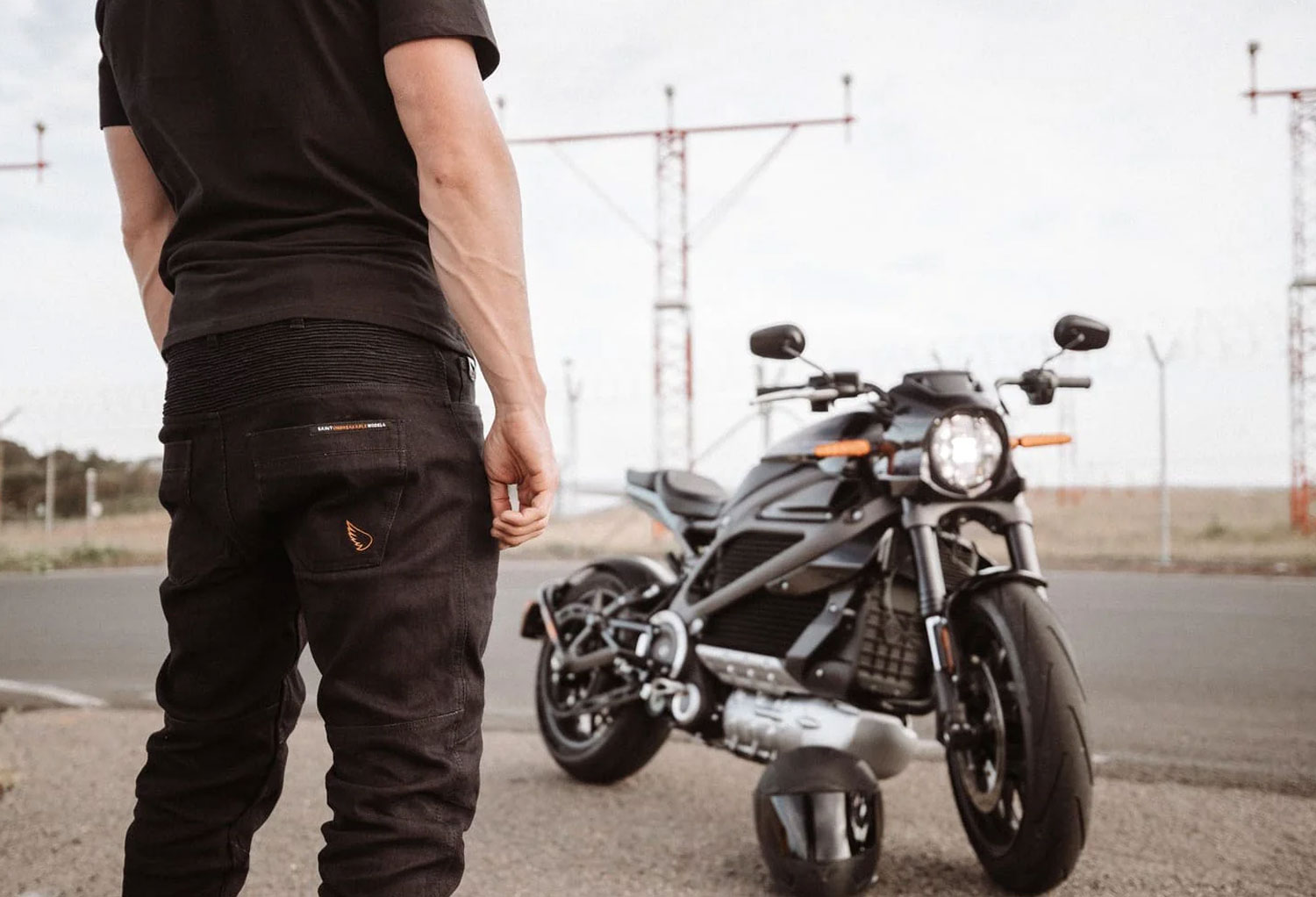 Dirt Bike Motocross Motorcycle pants for men hi Vis armor riding racing  dual ... | eBay