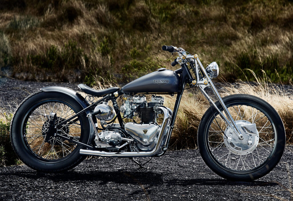 1949 Triumph Speed Twin Bobber from Down Under.